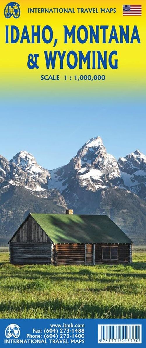 Idaho, Montana & Wyoming - English book