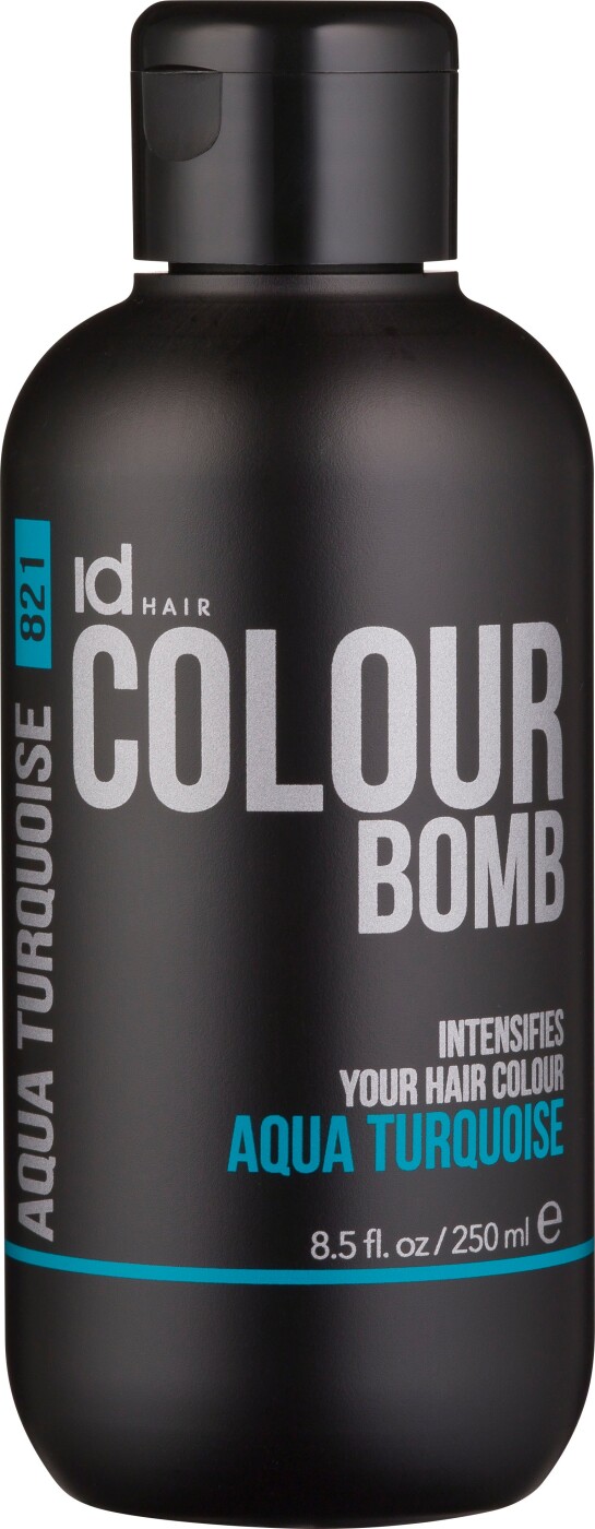 Se Id Hair - Colour Bomb - 821 Aqua Turquoise 250 Ml hos Gucca.dk