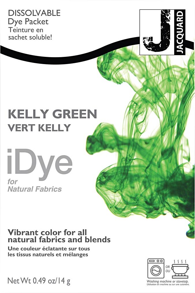 Idye Naturtekstiler - Græsgrøn - 14 G