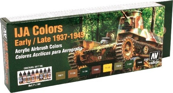 Vallejo - Maling Sæt - Ija Colors 1937-1945 - 8x17 Ml