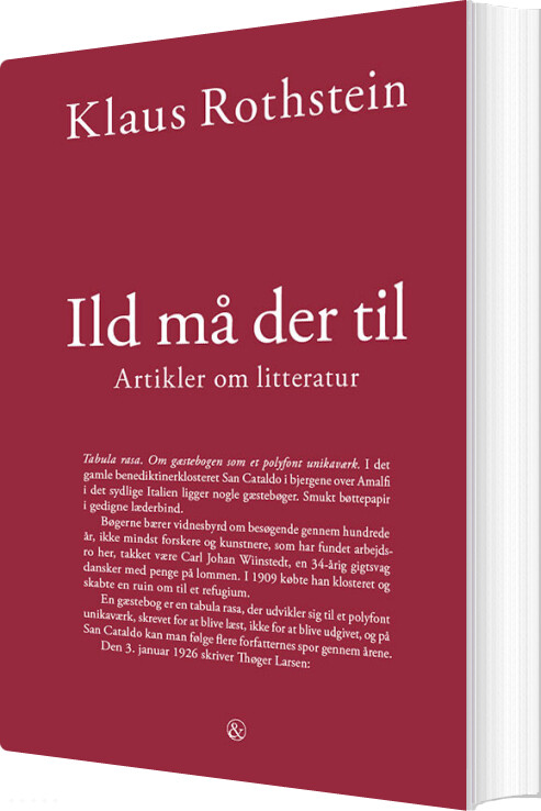 Ild Må Der Til - Klaus Rothstein - Bog