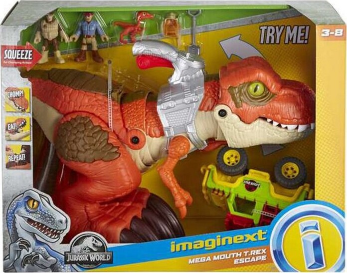 Imaginext - Jurassic World - T-rex Dinosaur Legetøj