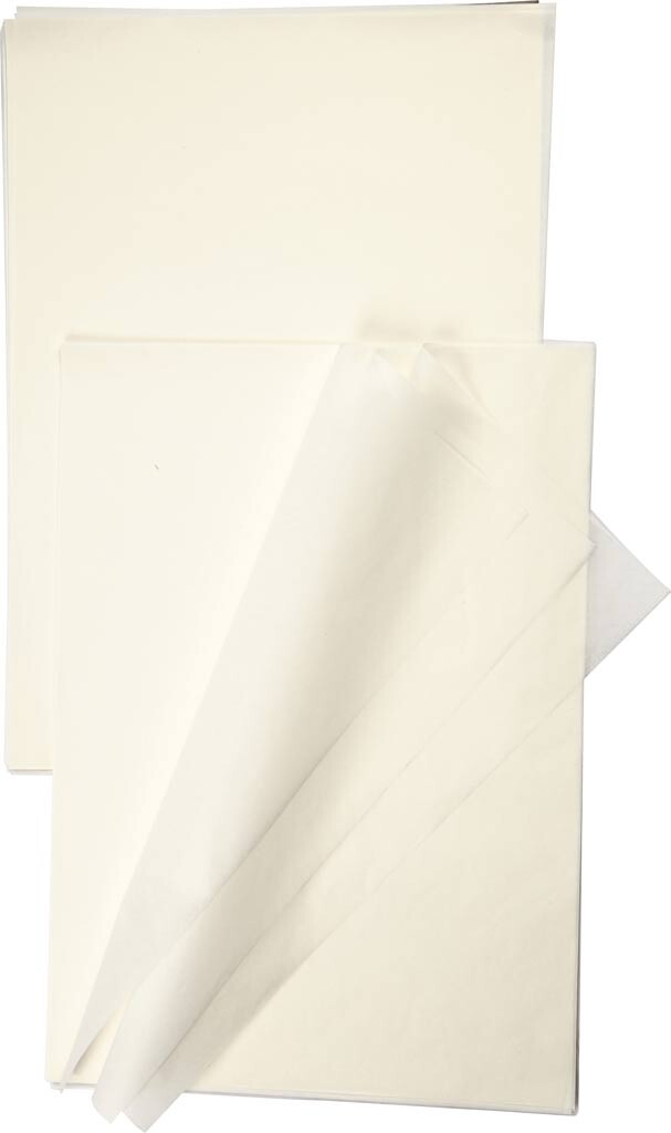 Imiteret Japanpapir - A4 - Hvid - 100 Ark