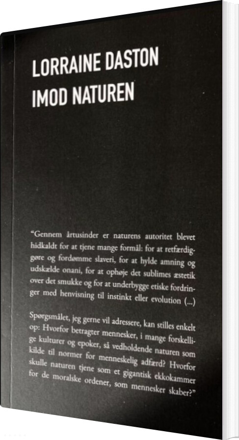 Imod Naturen - Lorraine Daston - Bog