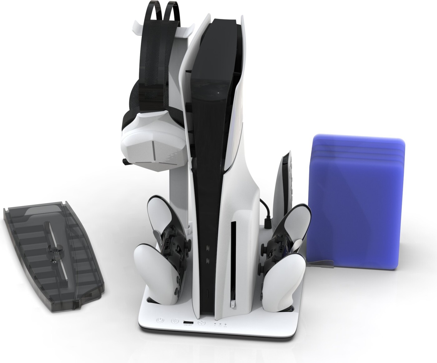 Imp Tech - Dlx Multi Function Charge And Cool Stand - Grey