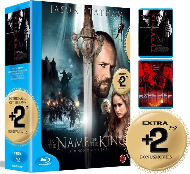In The Name Of King / Killshot / Sacrifice - Blu-Ray