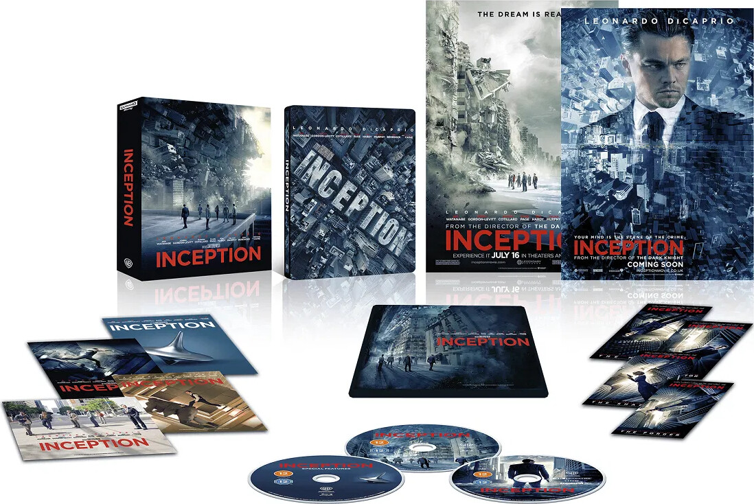 Inception - Ultimate Collector's Edition - Steelbook - 4K Blu-Ray