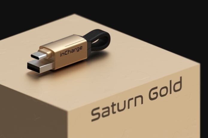 Incharge 6 - Usb-c Kabel - Kort - Saturn Gold