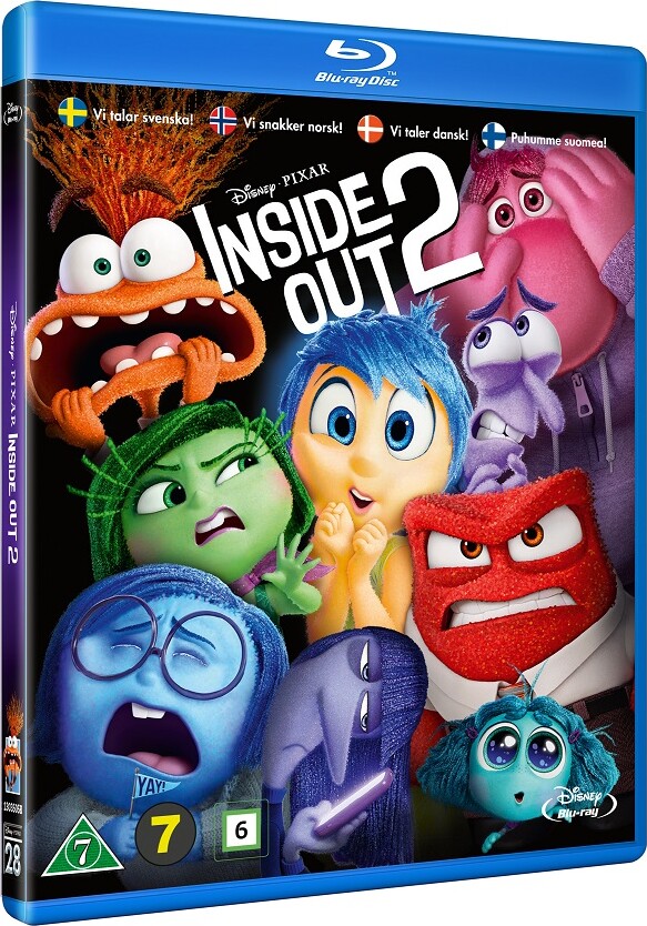 Inside Out 2 / Inderst Inde 2 - Disney Pixar - Blu-Ray