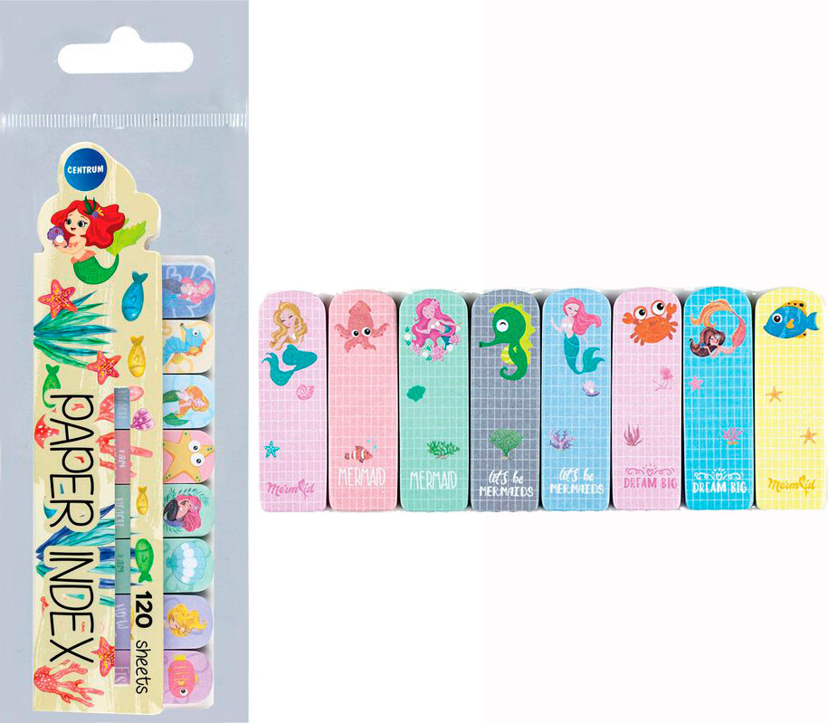 Index Papir Mermaid Design 120 Ark - Centrum