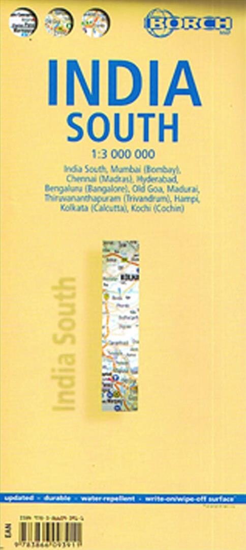 India South - Borch Maps - English book