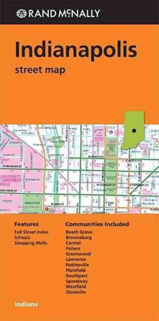 Billede af Indianapolis Street Map - Rand Mcnally - English Book