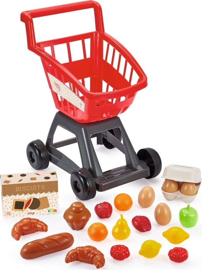 Indkøbsvogn Med Tilbehør - Ecoiffier