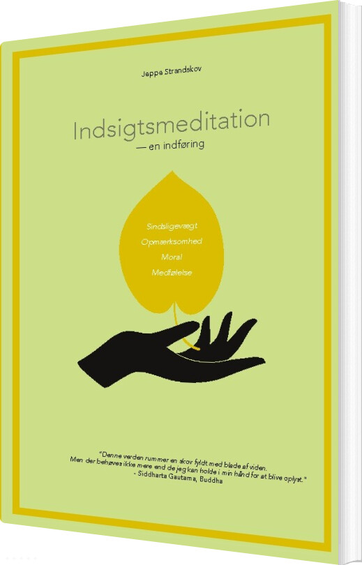 Indsigtsmeditation - Jeppe Strandskov - Bog