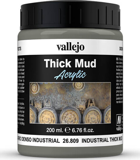 Se Vallejo - Thick Mud - Industrial 200 Ml hos Gucca.dk