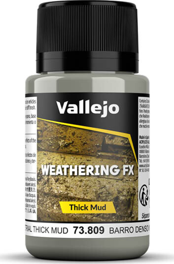 Vallejo - Thick Mud - Industrial 40 Ml