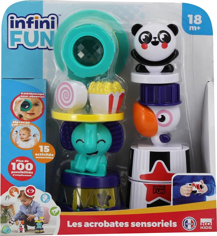 Infinifun Sensory Stack' N Tumble Acrobats