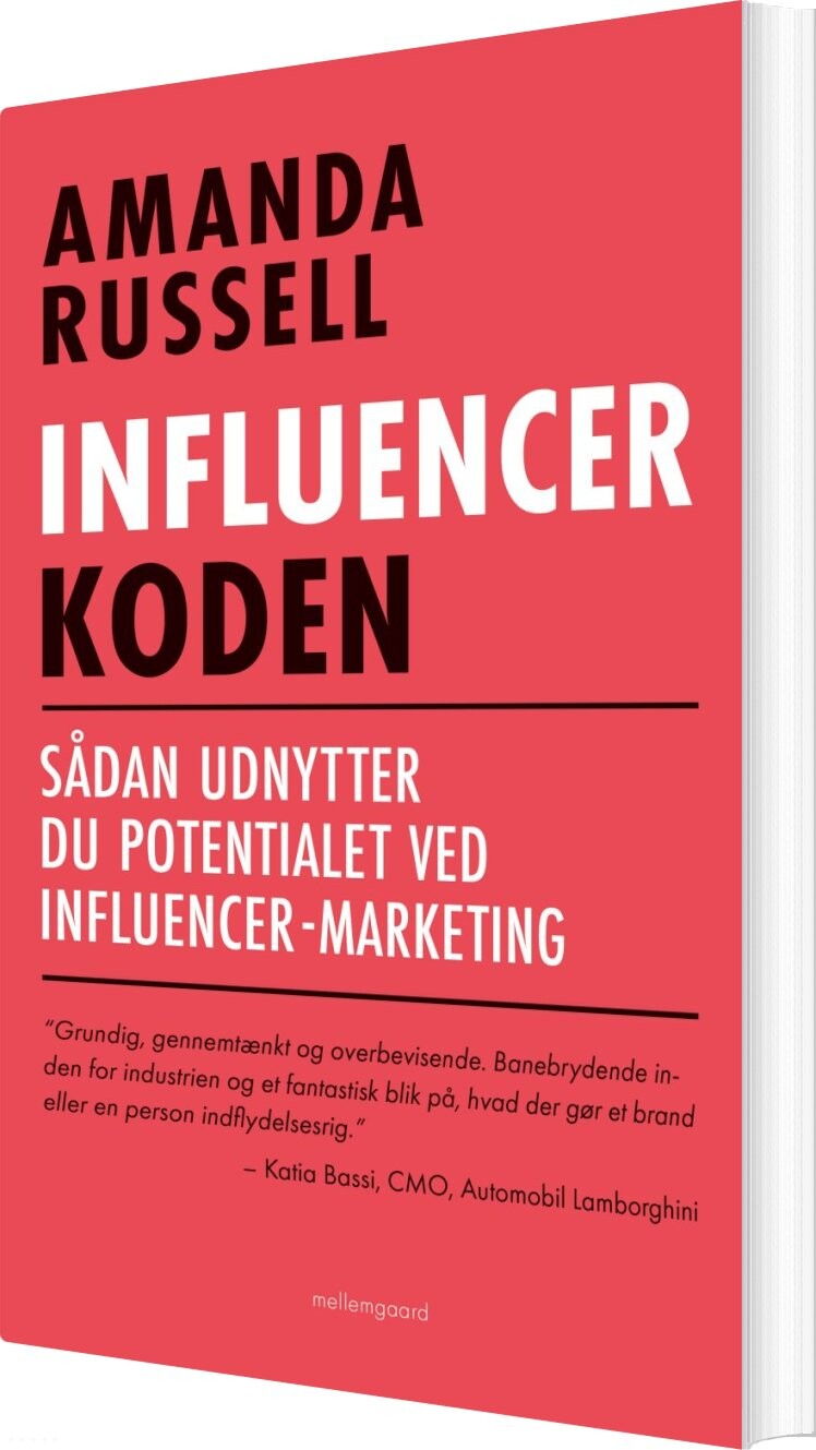 Influencer-koden - Amanda Russell - Bog