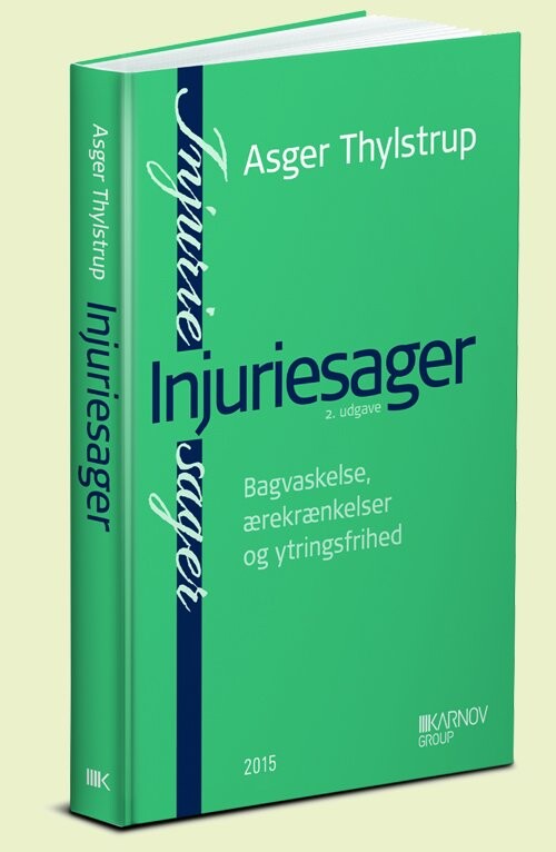 Injuriesager - Asger Thylstrup - Bog