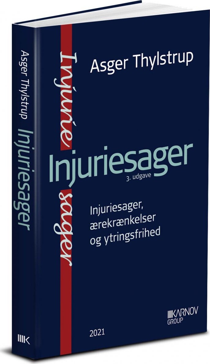 Injuriesager - Asger Thylstrup - Bog