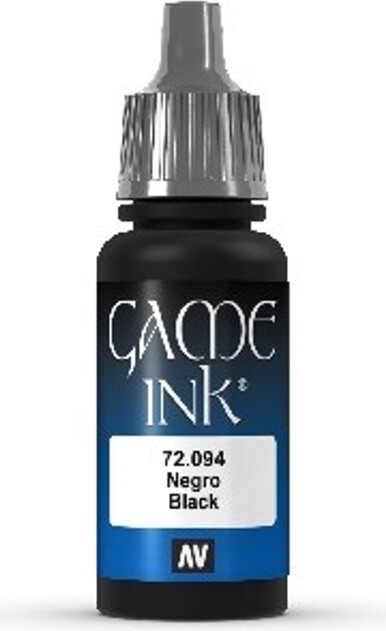 Vallejo - Game Color Ink - Black - 17-18 Ml - 72094