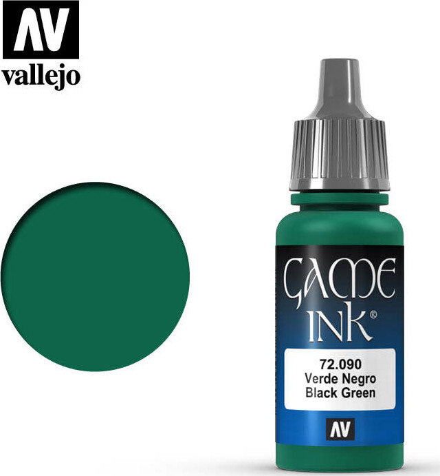 Vallejo - Game Color Ink - Black Green - 17-18 Ml - 72090