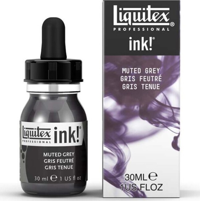 Se Liquitex - Ink - Muted Grey 30 Ml hos Gucca.dk