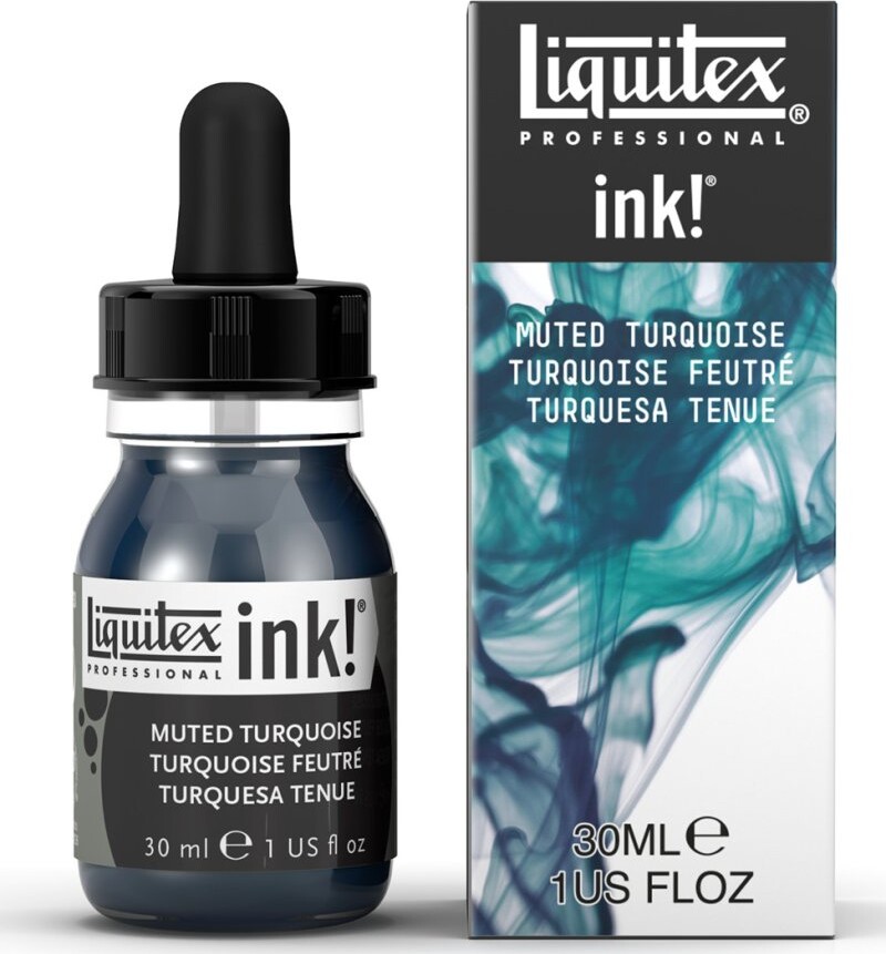 Billede af Liquitex - Ink - Muted Turquoise 30 Ml