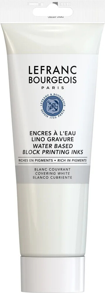 Linoleumstryk Maling - Hvid 250 Ml - Lefranc Bourgeois