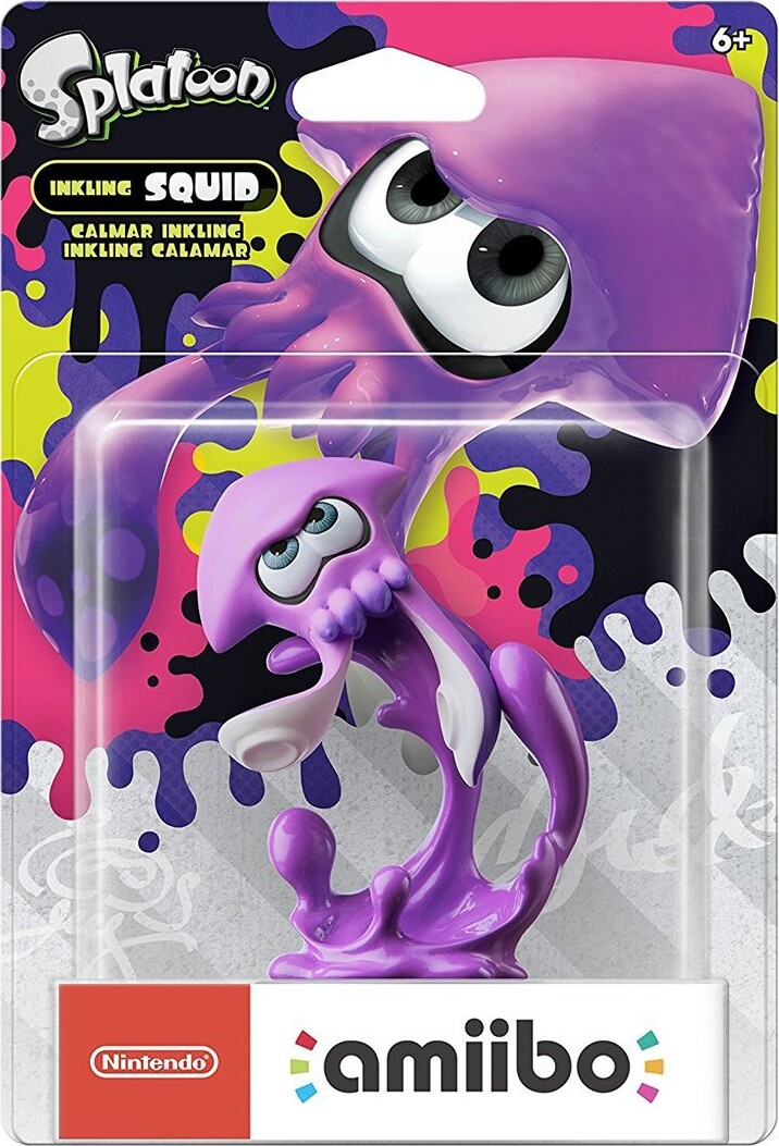 Billede af Nintendo Amiibo - Splatoon Figur - Inkling Squid Neon Purple