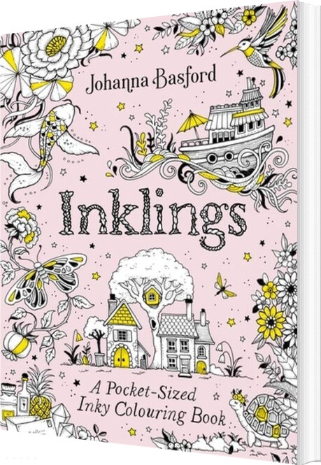Inklings: A Pocket-sized Inky Colouring Book - Johanna Basford - English Book