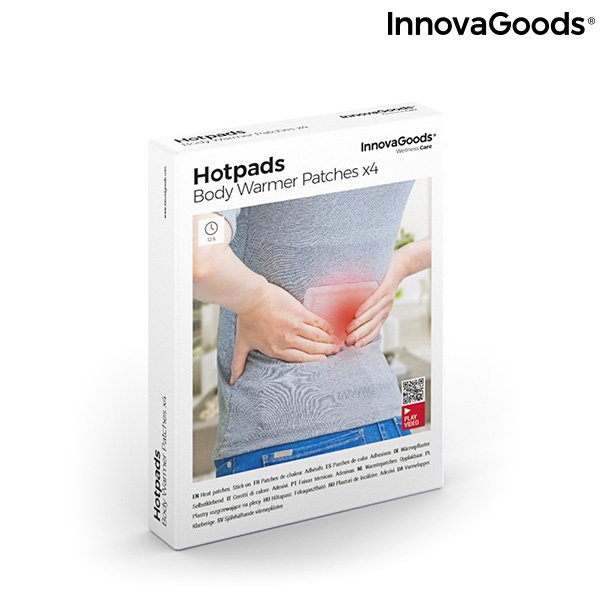 Innovagoods Varmeplaster Til Kroppen Hotpads 4 Stk Se tilbud og