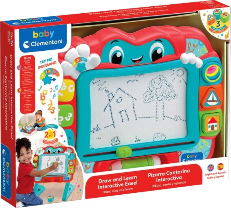 Baby Clementoni - Draw And Learn - Interactive Easel