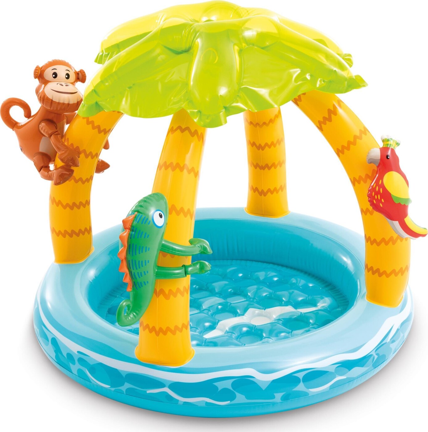 Intex - Tropical Island Babypool - 45l - 102 X 86 Cm