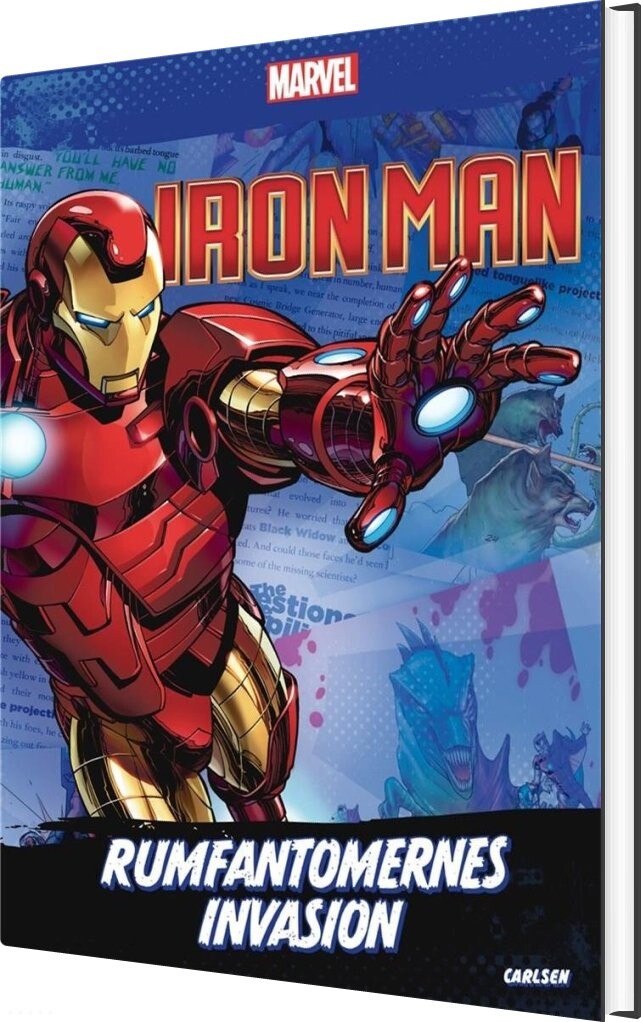 Iron Man - Rumfantomernes Invasion - Märvel - Bog