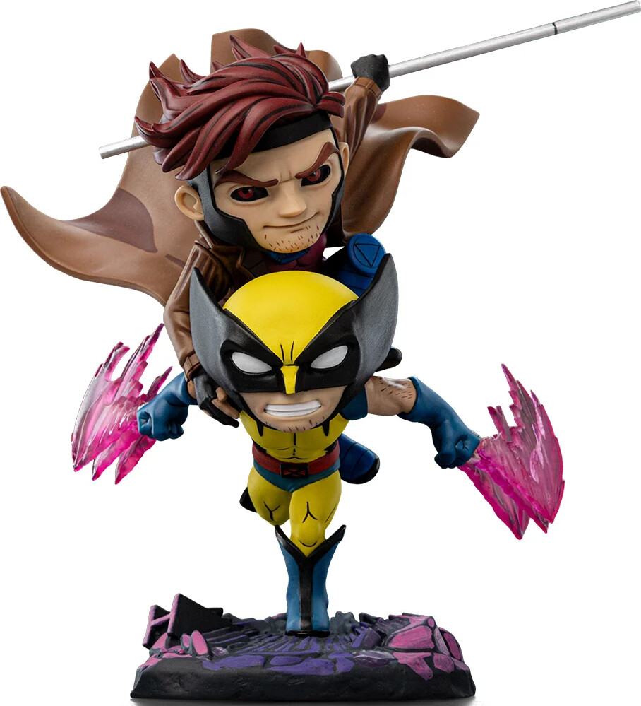 Iron Studios X-men 97 - Gambit And Wolverine Minico Figure