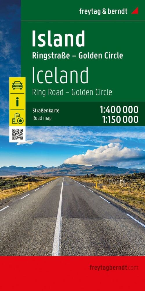 Freytag & Berndt - Island - Iceland Ring Road - Golden Circle Road Map - English book