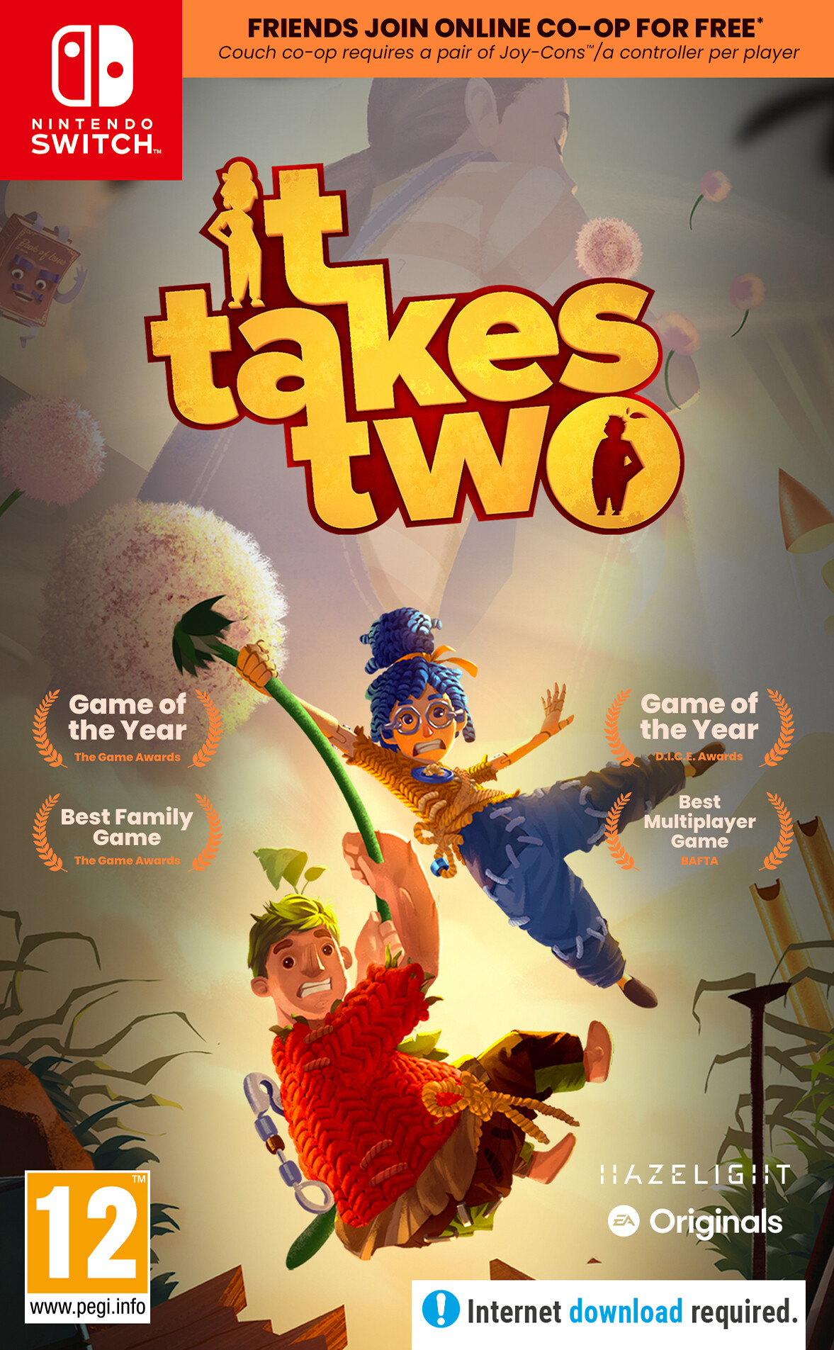 Billede af It Takes Two - Kode I Boks - Nintendo Switch