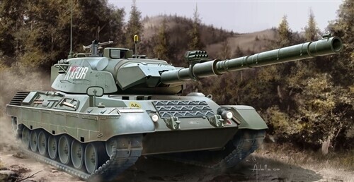 Billede af Italeri - Leopard 1a5 Model Tank Byggesæt - 1:35 - 6481