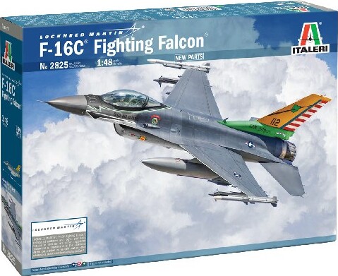 Billede af Italeri - F-16c Fighting Falcon Model Fly Byggesæt - 1:48 - 2825