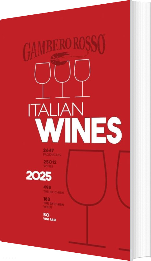 Billede af Italian Wines 2025 - Gambero Rosso - English Book