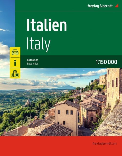 Freytag & Berndt - Italien - Italy Road Atlas - English book