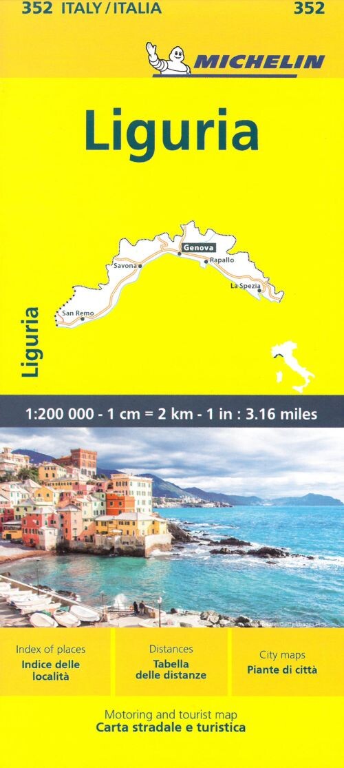 Billede af Italy Blad 352: Liguria - Diverse - English Book
