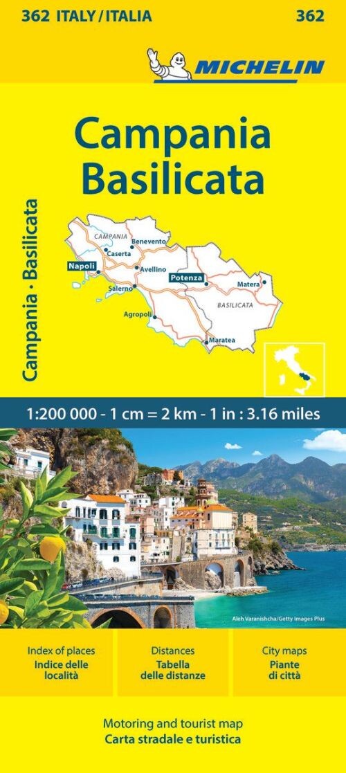 Billede af Italy Blad 362: Campania & Basilicata - Diverse - English Book