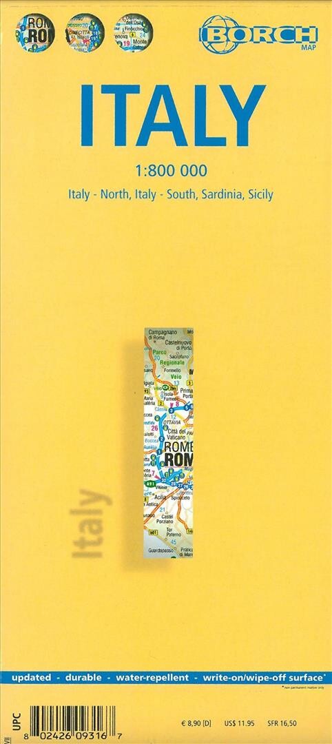 Italy - Borch Maps - English book