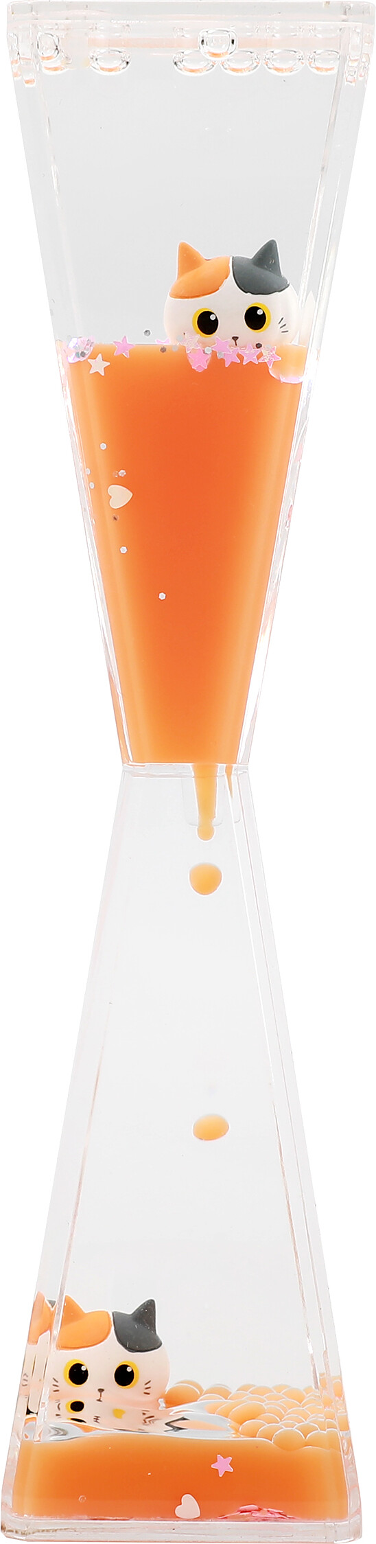Itotal - Flydende Timeglas Kat - Orange