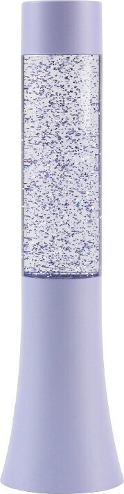 Itotal - Glitterlampe - Pastel Lilla - 33,5 Cm