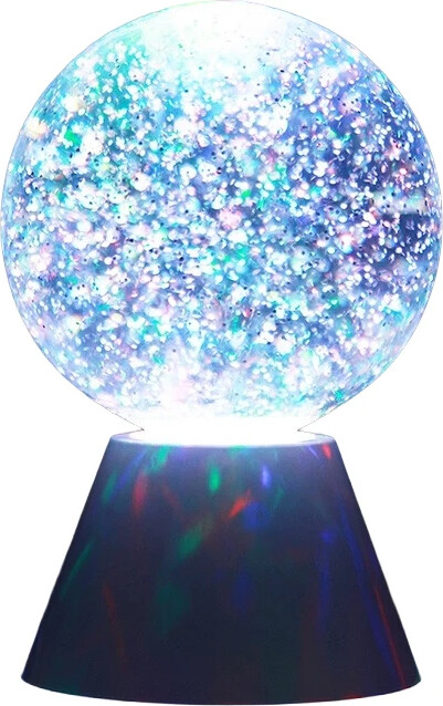 Itotal - Kuglelampe - Glitter Glas - 11 Cm In Diameter And 16 Cm In Height