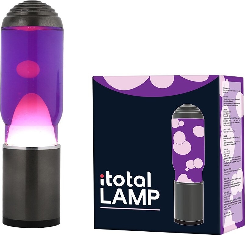 Itotal - Lampe Ada - Mørk Grå, Lilla, Hvid