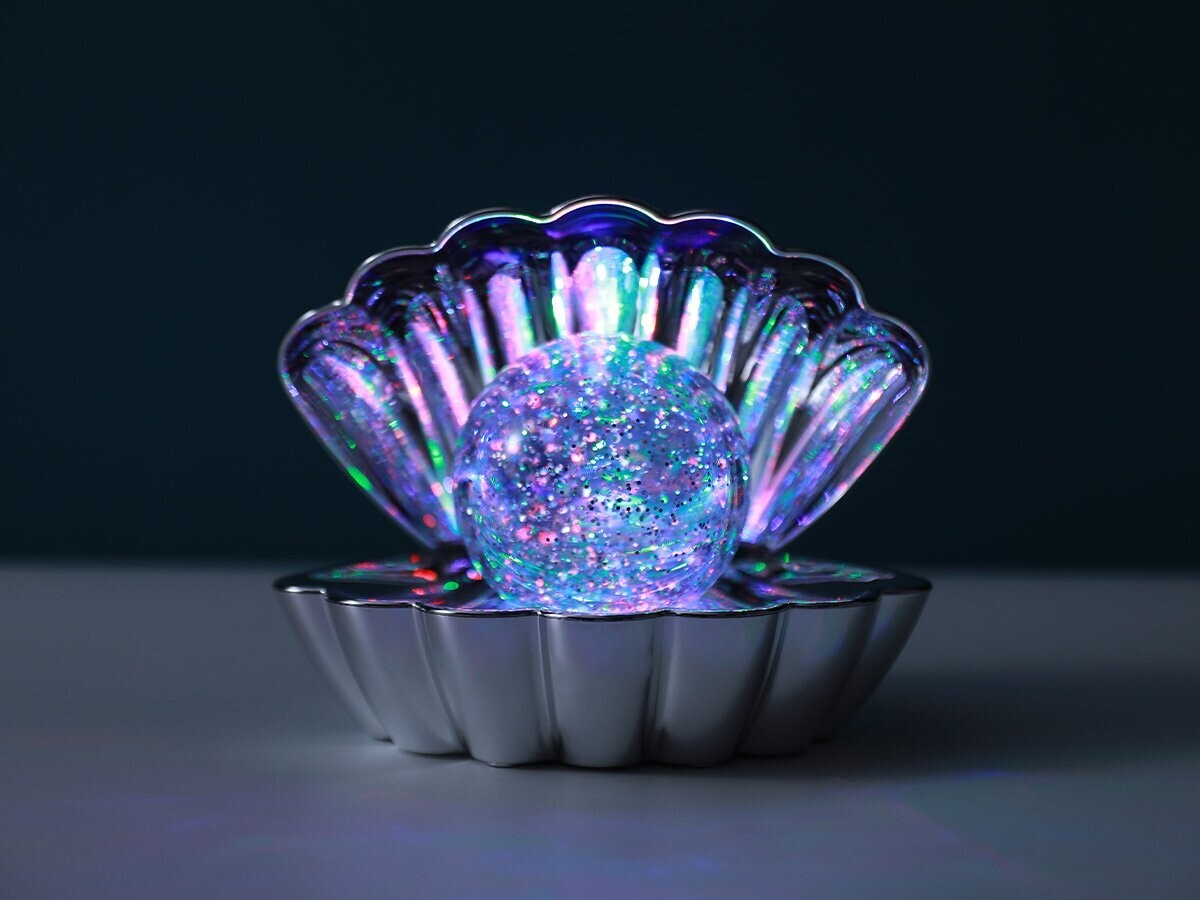 Itotal - Muslingelampe - Sølv - 17.6 × 12.6 × 14.6 Cm